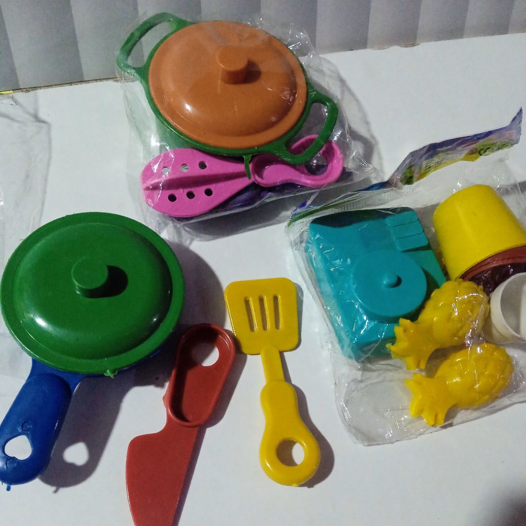 Mainan Masak Masakan Sachet Miniatur Peralatan Masak