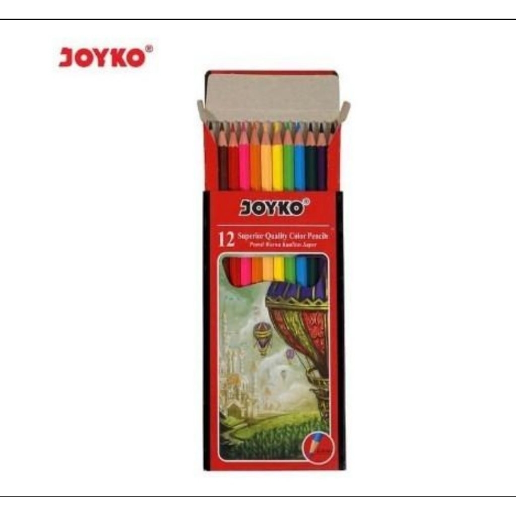 

(MINIMAL 12 SET) PENSIL WARNA JOYKO CP-100/PENSIL WARNA JOYKO