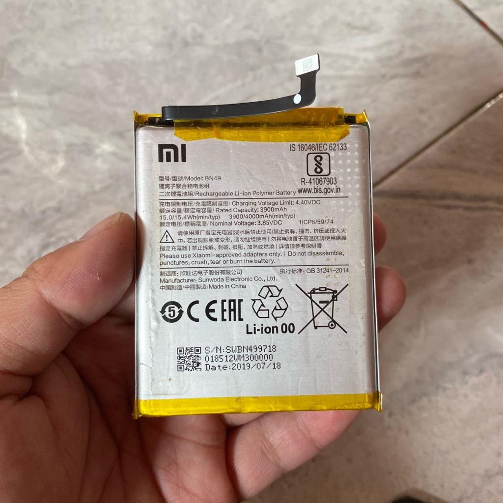 Batre Copotan Redmi 7A