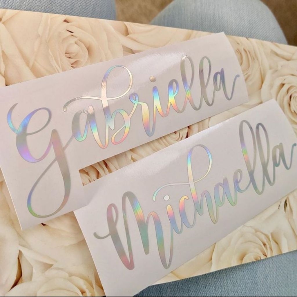 

Cutting Sticker Custom Nama Hologram