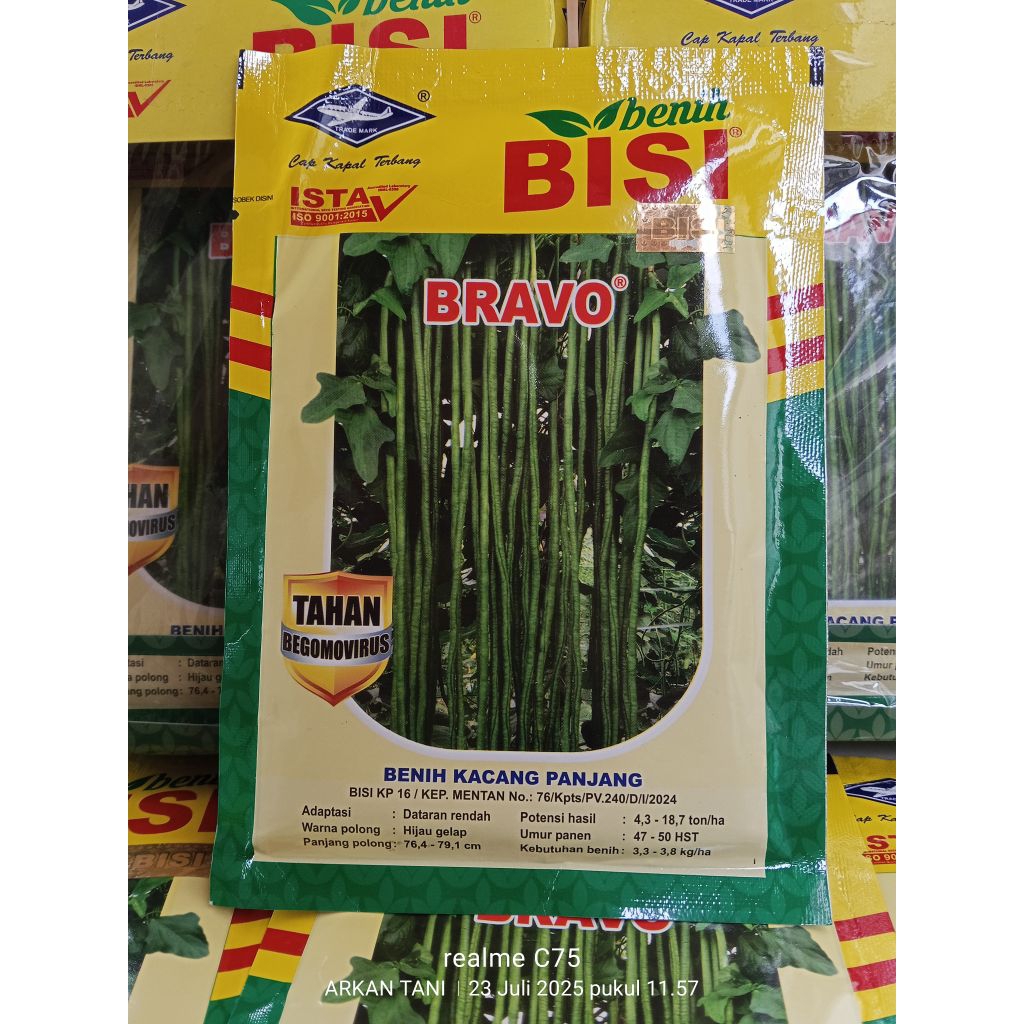 BENIH KACANG PANJANG BRAVO 50 GRAM - CAP KAPAL TERBANG