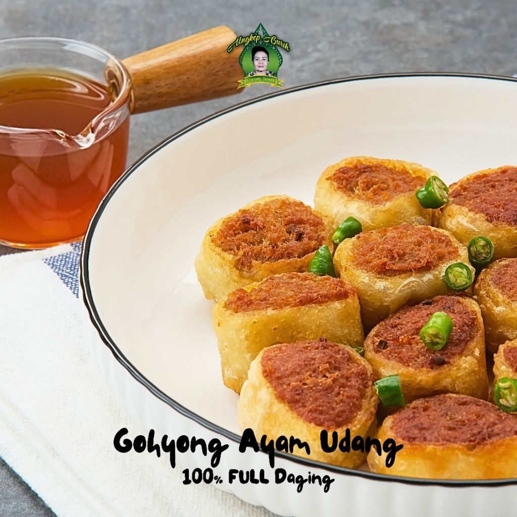 

GOHYONG isi AYAM UDANG PREMIUM (GARANSI FULL DAGING)-HOMEMADE. Kemasan VAKUM. Isi 12 potong. NO Pengawet. HALAL