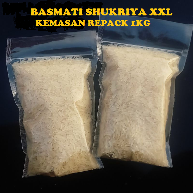 

Beras Basmati SHukriya Premium XXl Sella - Basmati India 1KG kemasan repack