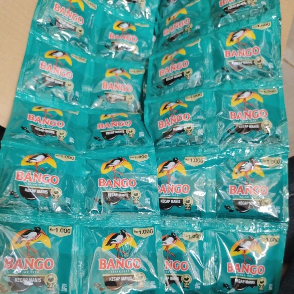

kecap Bango Renteng isi 12 kemasan saset