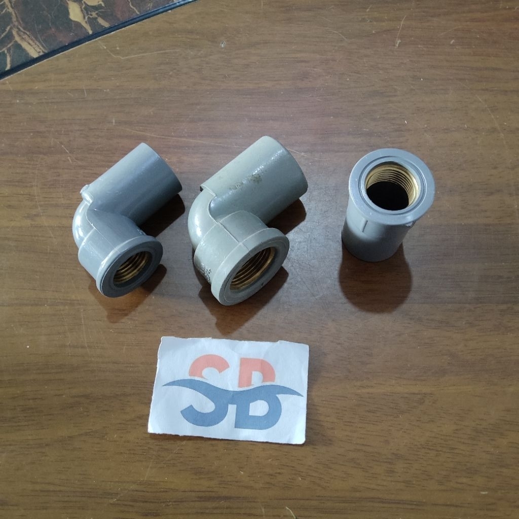 Fitting pvc kuningan / elbow drat dalam kuningan / soket drat dalam kuningan / knee drat dalam kunin