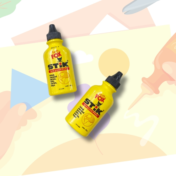 

Lem fox stik 60 gr lem putih lem cair MK1981