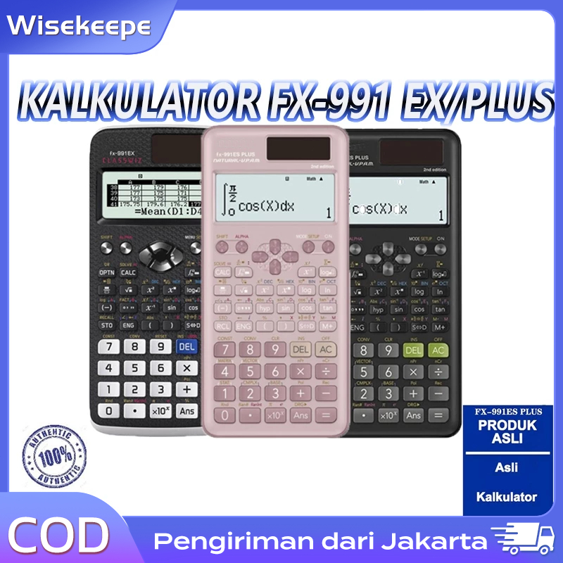 

Kalkulator Scientific Casio ilmiah FX-991ES-Plus Calculator Scientific Casio Kalkulator Casio Scientific 417 Fungsi