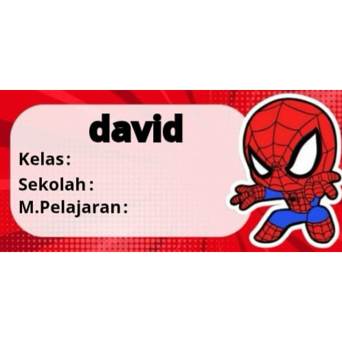

KBMJ - STICKER NAMA ANAK SEKOLAH / STICKER CUSTOM NAMA ANAK