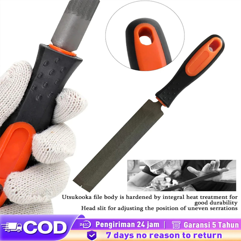 Kikir Gergaji Alat Asah Gergaji Kayu Kikir Pengasah Besi Asahan Graji Tangan Tukang Kayu 6 Inch / Ki