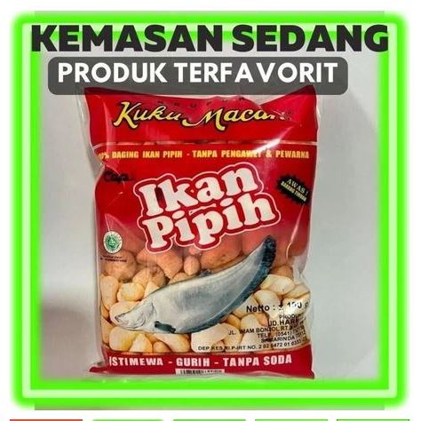 

Amplang Kuku Macan Cap Ikan Pipih khas Samarinda UD Harmas - Sedang