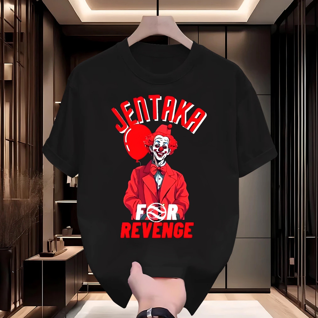 T-shirt Baju Distro 24s Kaos Pria Lengan Pendek Premium Distro, Cotton Combed 24s | Kaos Band For Re