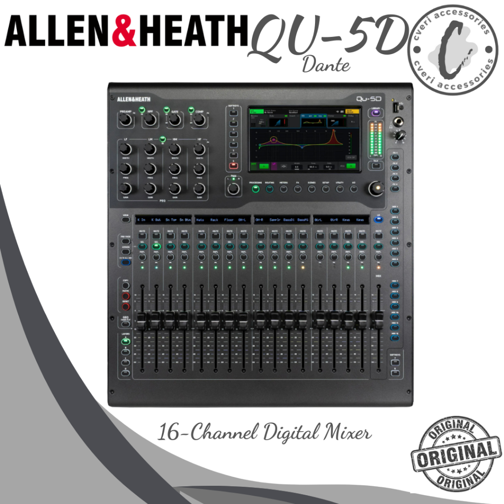 Allen & Heath QU-5D Dante 16-Channel Digital Mixer Original QU5D