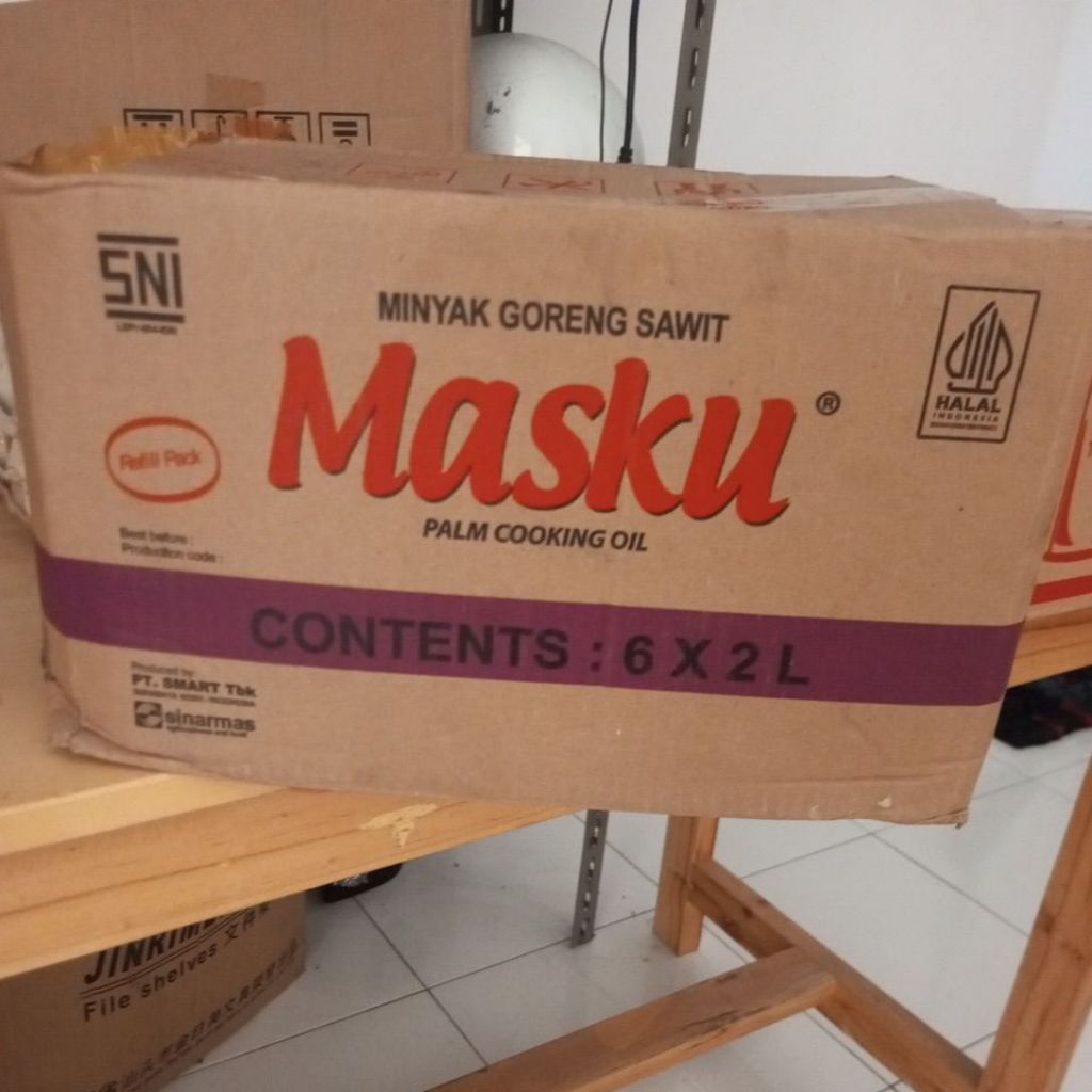 

Minyak Goreng Masku 1 Dus (kemasan 2 Liter) isi 6 Pouch