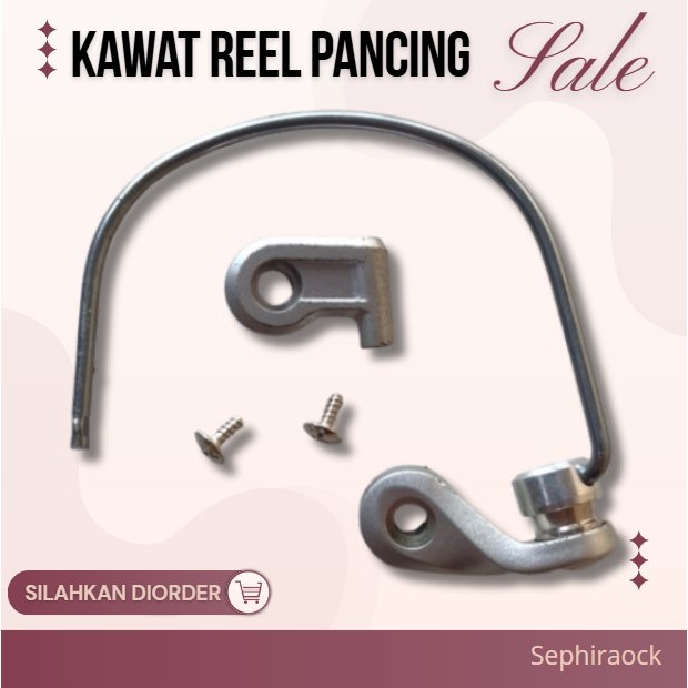 Reel bail Assy set arm set kawat reel pancing 1000 sampai 6000