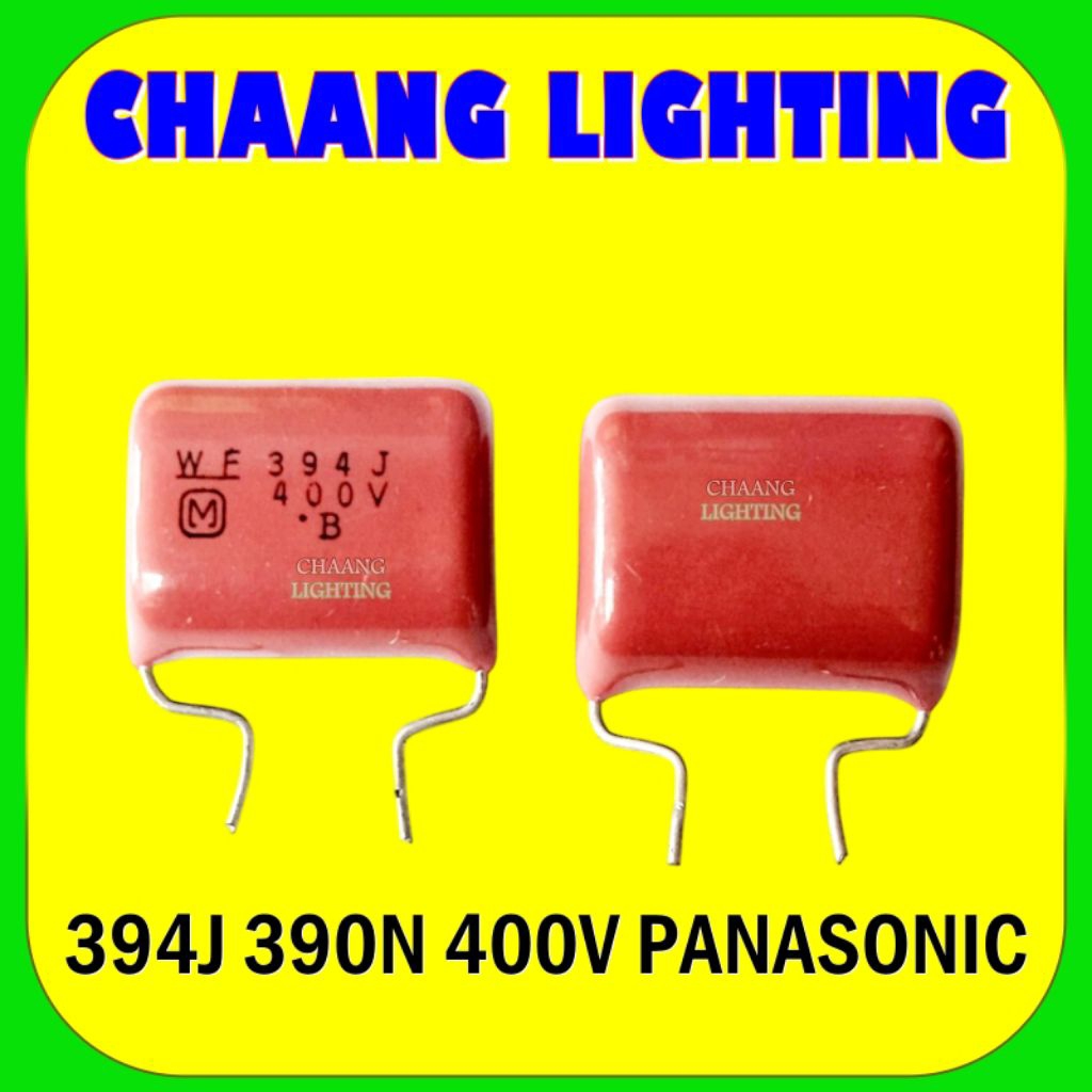 KAPASITOR MILAR 390N 400V MILAR 0.39UF 400V
