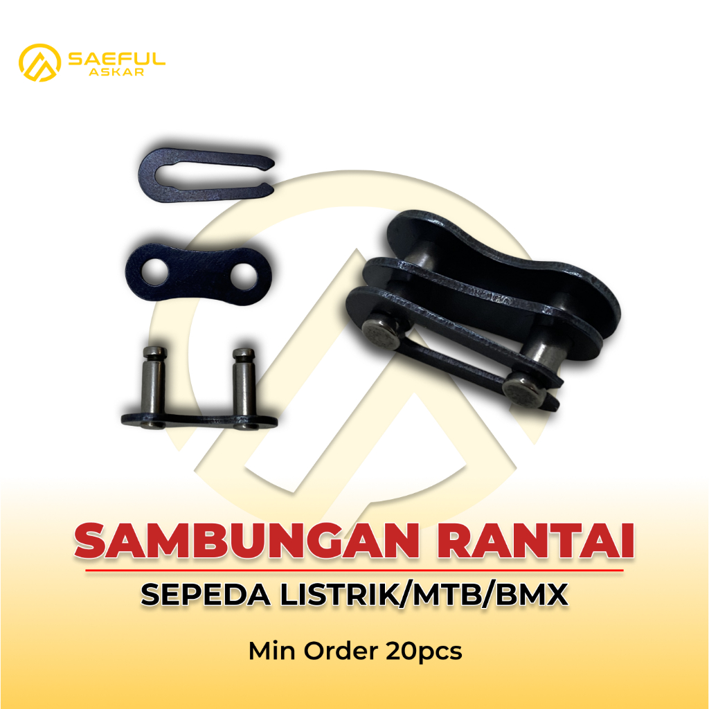 Sambungan Rantai Single Speed Sepeda BMX 20pcs sepeda listrik sepeda gunung MTB Sepeda Mini Sepeda A