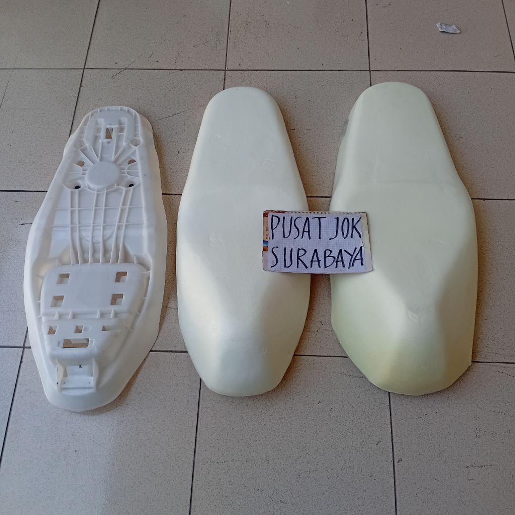 Jok honda SCOOPY CARBU Busa spon original Plastik fiber - Sadel motor scopy karbu