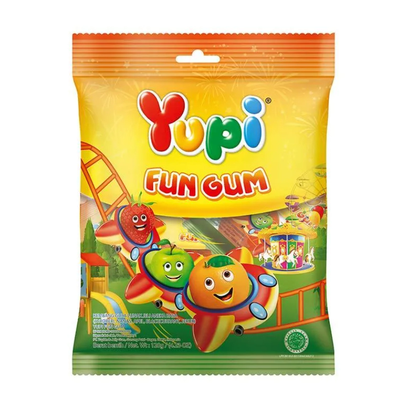 Yupi Fun Gum Bag 110gr Permen
