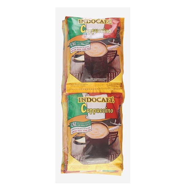 

Indocafe Cappuccino 10x25gr Pak Renceng Sachet Kopi