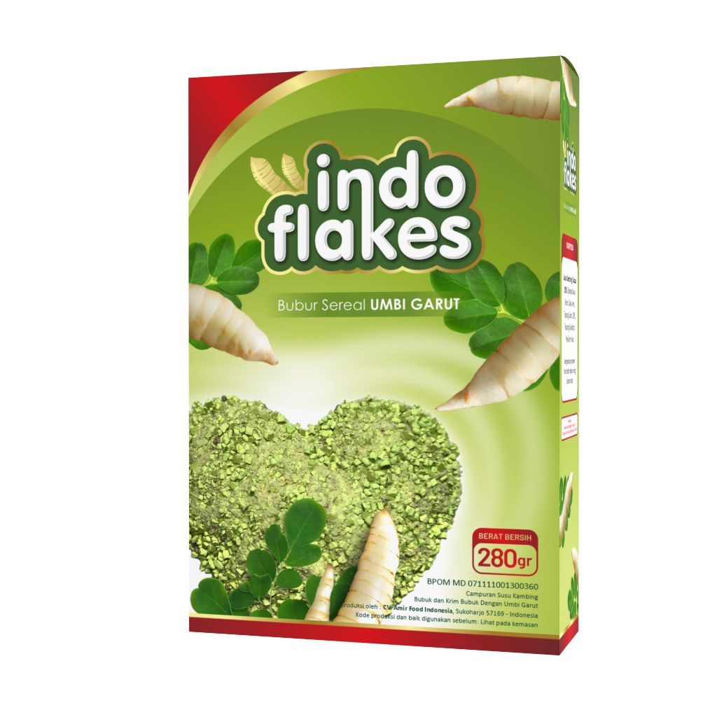 

INDOFLAKES Sereal Umbi Garut Asam Lambung Suplemen Diet