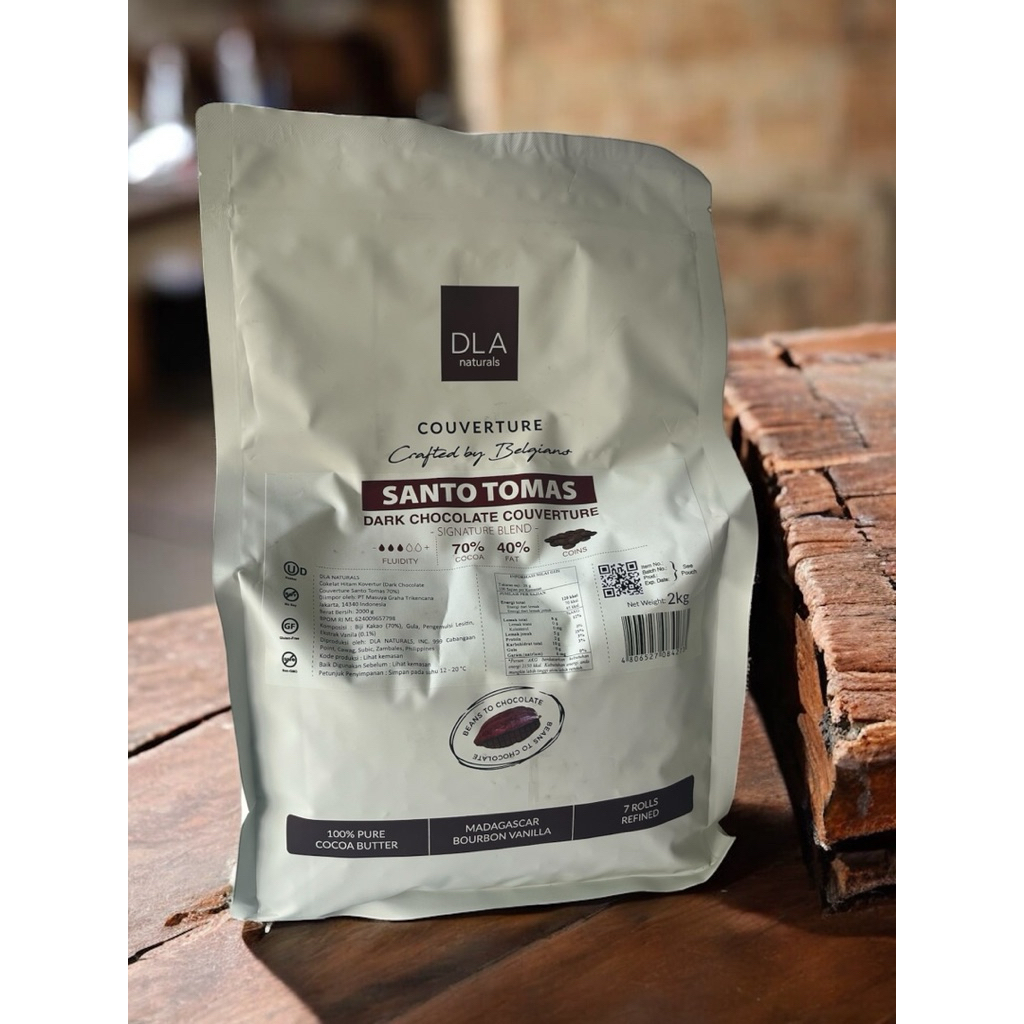 

DLA BELGIAN DARK CHOCOLATE COUVERTURE 70% / COKLAT COIN / COKLAT COUVERTURE 50 & 100 Gram