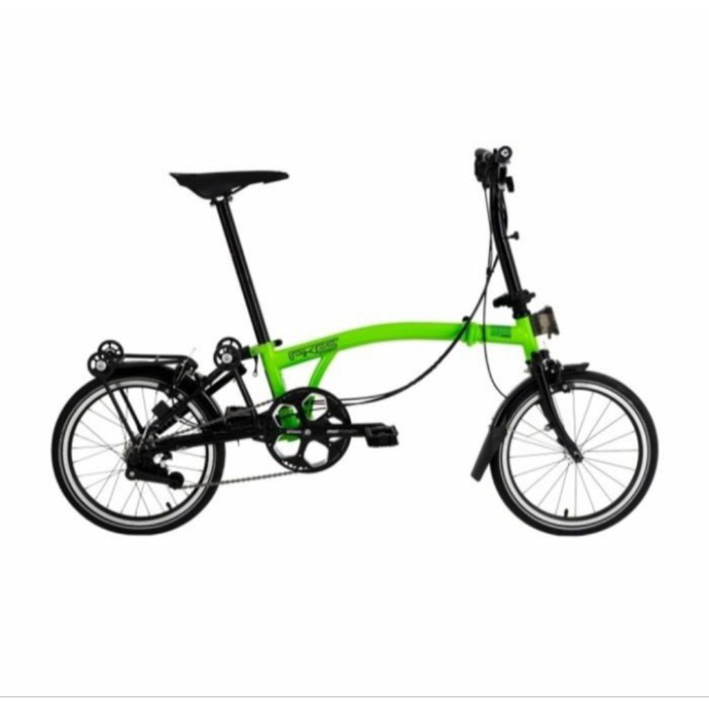 Element Pikes gen 2 neon green lame sepeda lipat folding bike