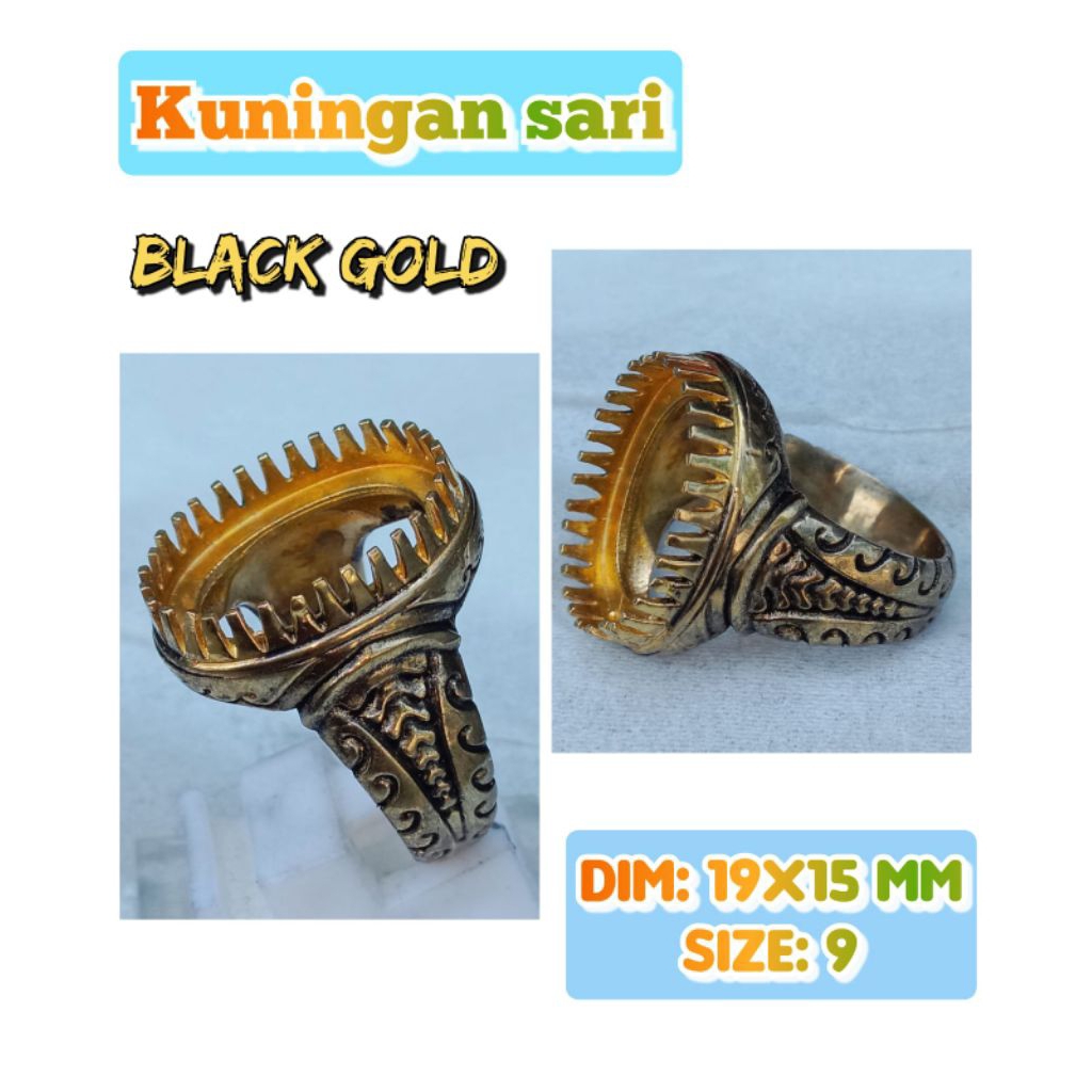 Emban Batu Akik Dan Permata Kuningan Perunggu.87