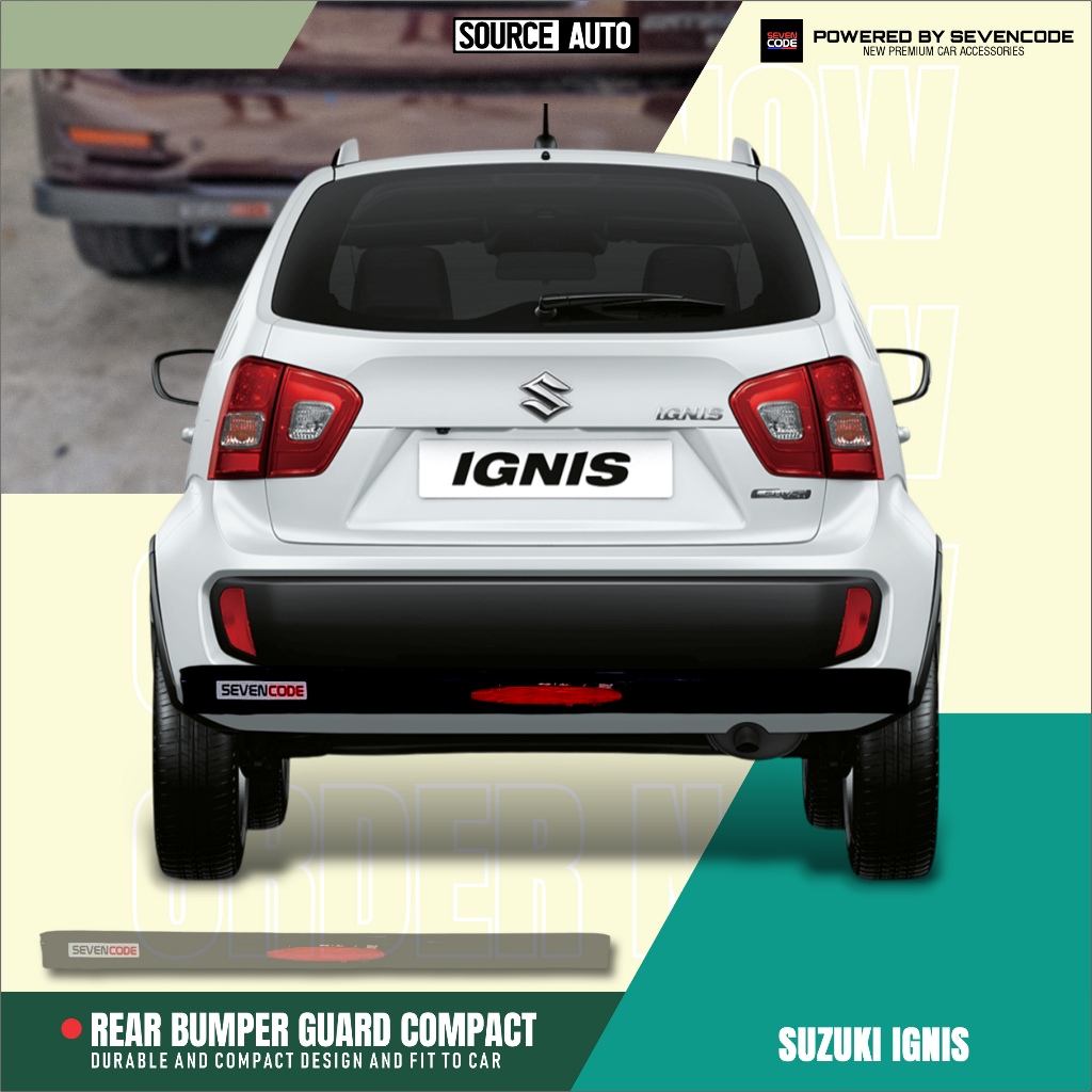 TANDUK PENGAMAN BELAKANG HOLO COMPACT SEVENCODE - SUZUKI IGNIS ALL TYPE