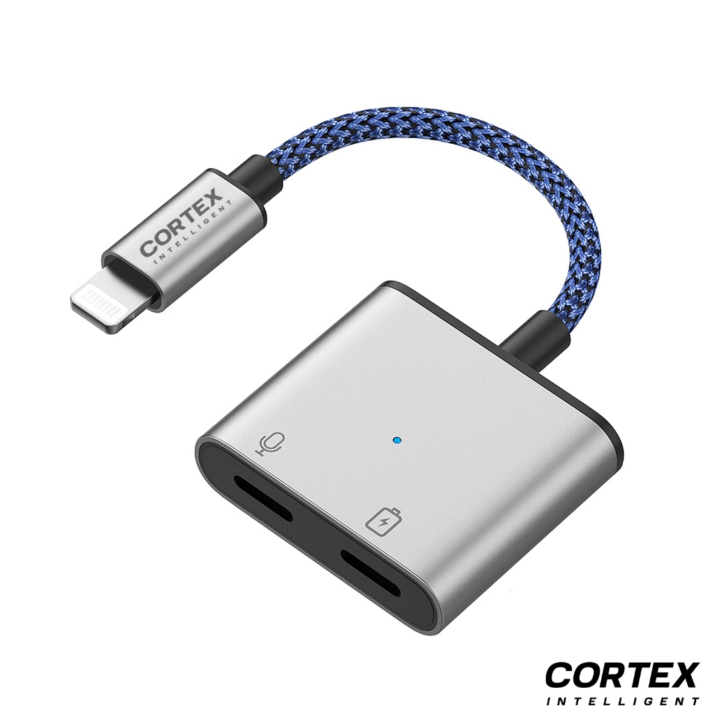 CORTEX intelligent - MH386 Splitter iPhone LIGHTNING to Dual LIGHTNING Support Live Gaming with char