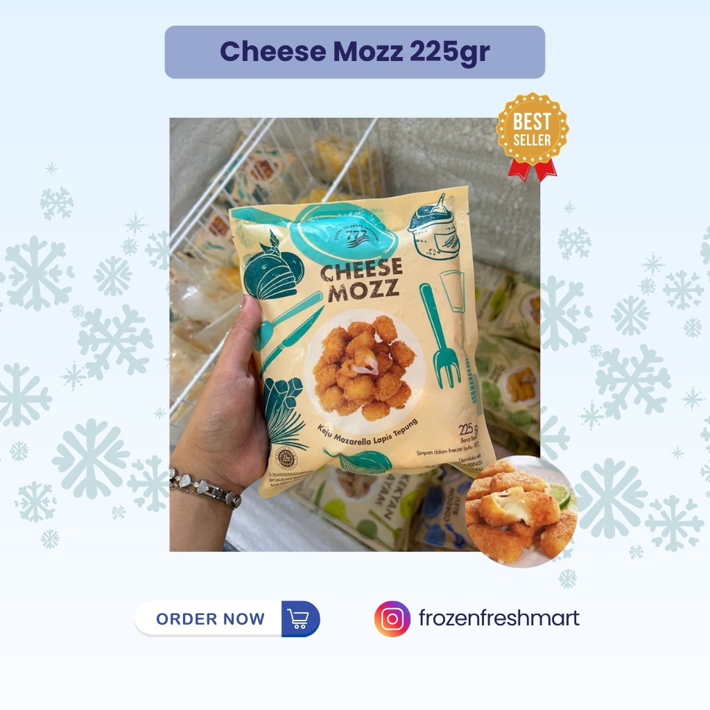 

Cheese Mozz - Nugget Goreng Mozza frozen 225 gr