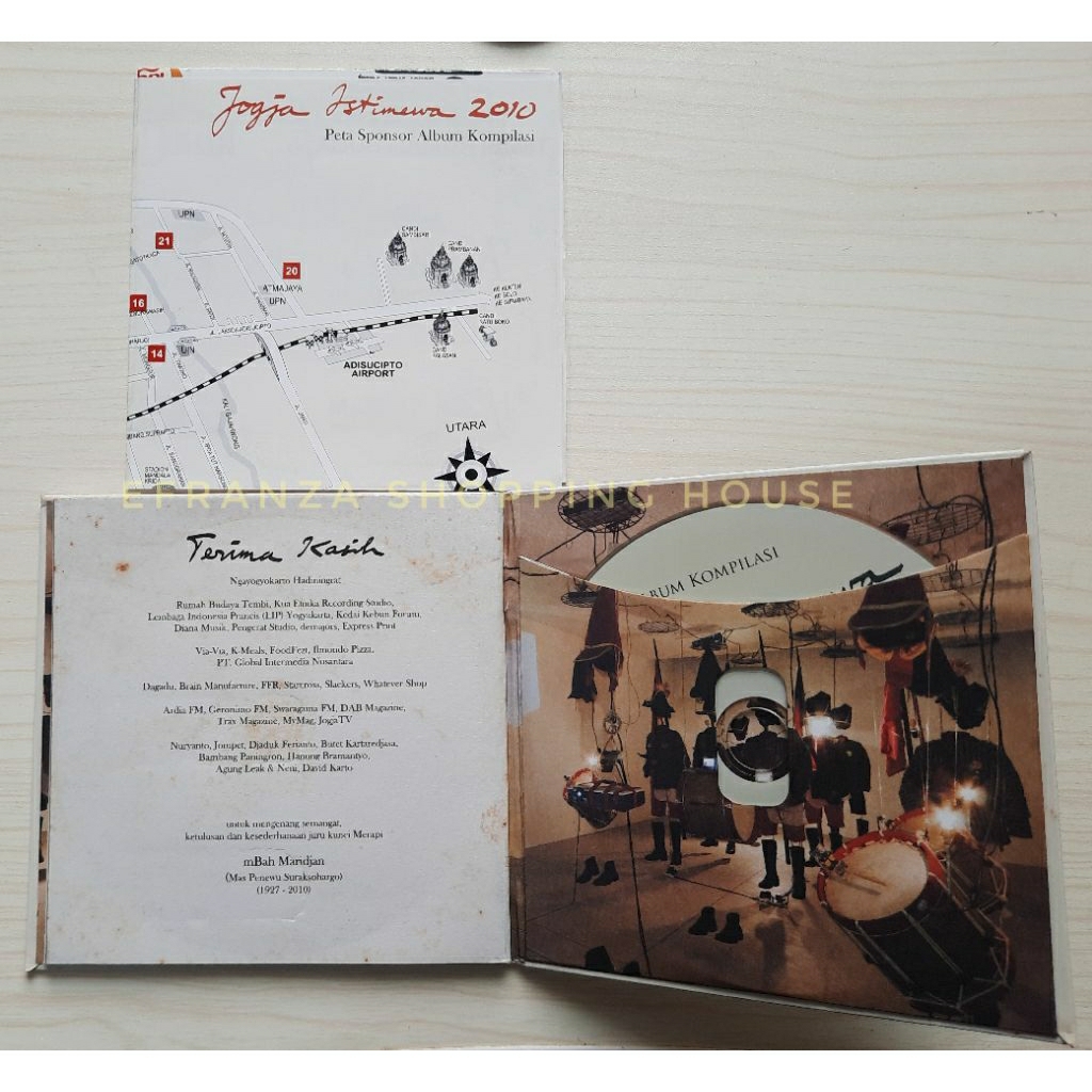 JOGJA ISTIMEWA 2010 - Album Kompilasi CD (Bonus Poster)