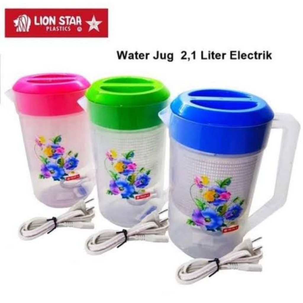 TEKO LISTRIK LION STAR PLASTIK / TEKO PEMANAS AIR
