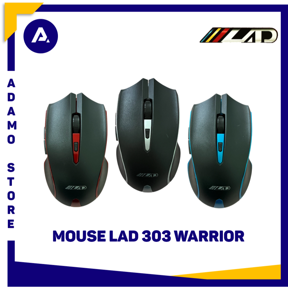Mouse Wireless USB LAD LD-303 Warrior LD 303 2.4Ghz Mouse