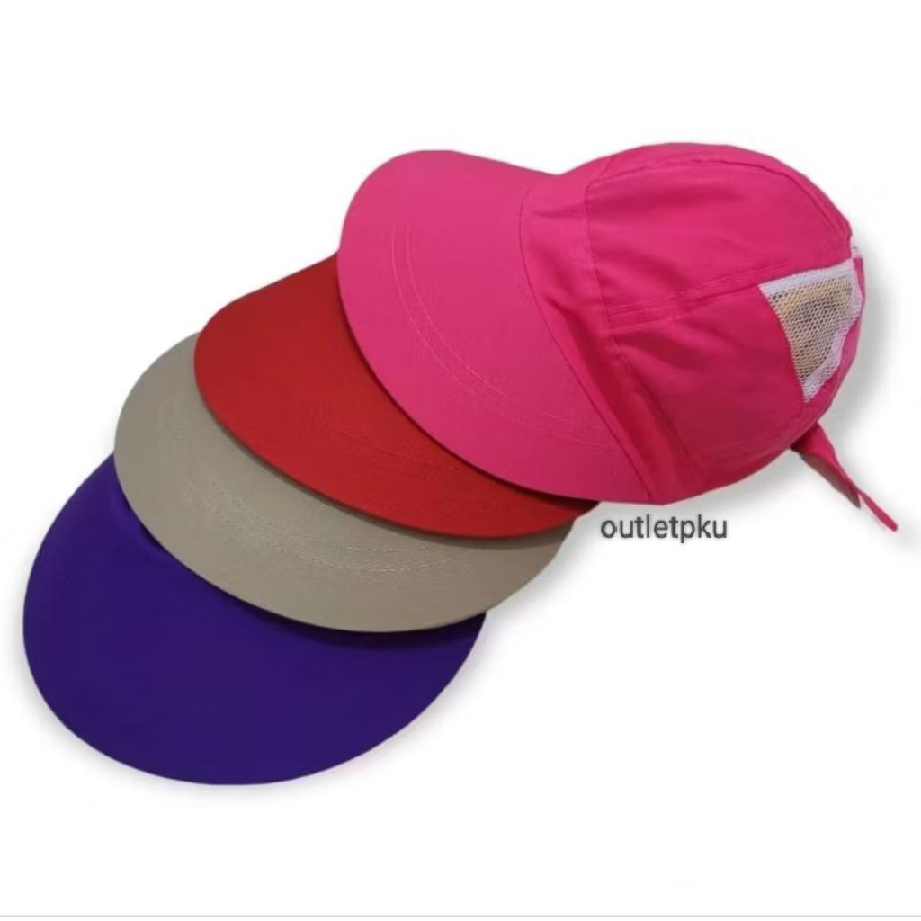 Topi Pantai Golf Wanita Lipat Anti UV Hat Sport