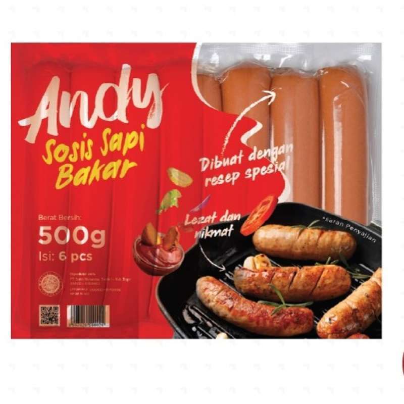 

Andy sosis sapi bakar 500 gr