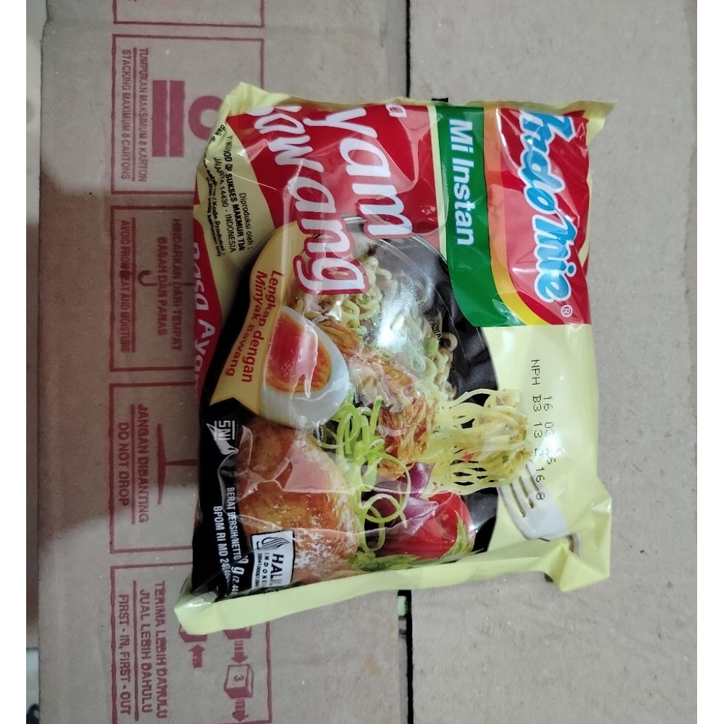 

Indomie mie instan ayam bawang isi 10 bungkus