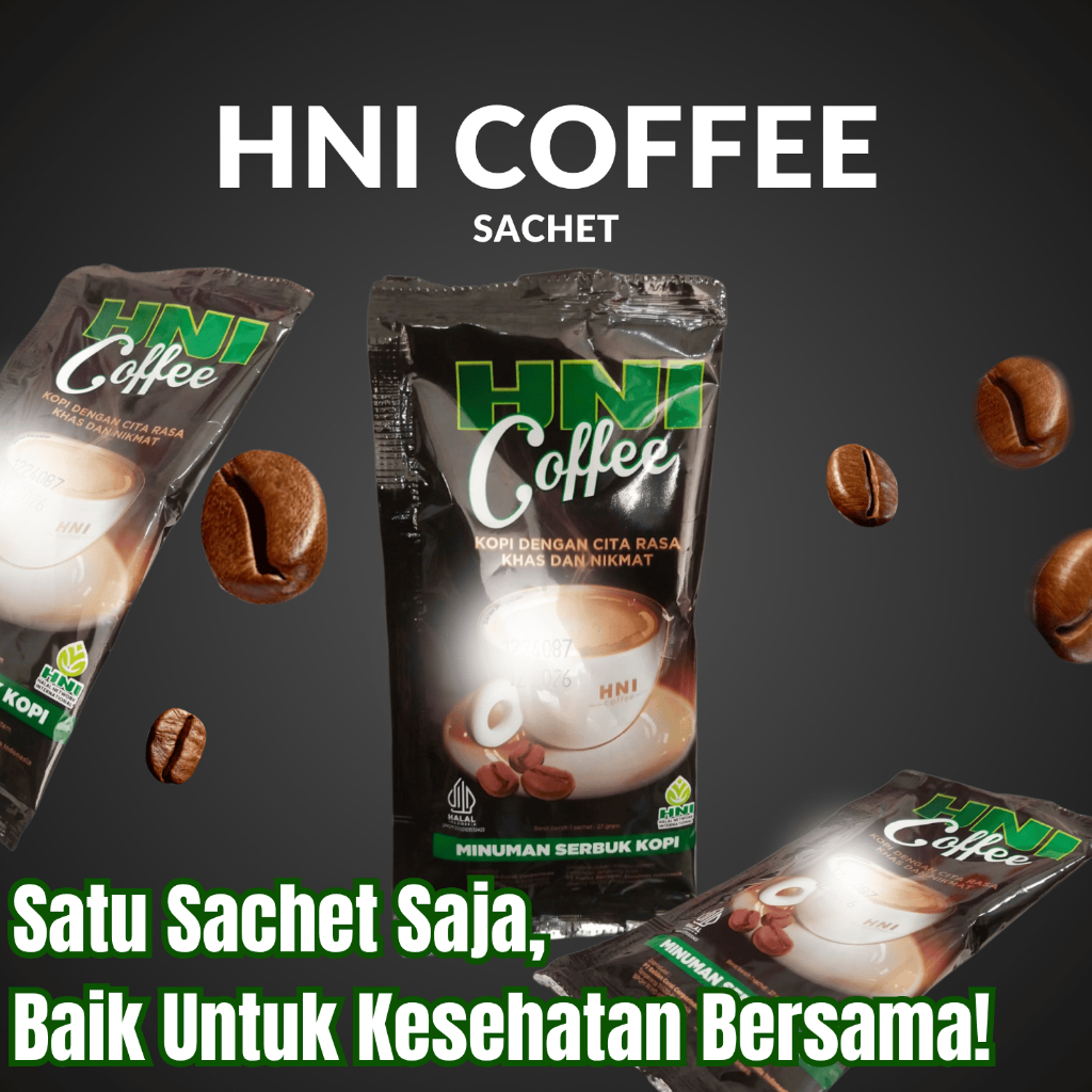 

Kopi Sehat dan Banyak Manfaat dalam Satu Sachet Saja - HNI COFFEE Kemasan Sachet - HNI HPAI