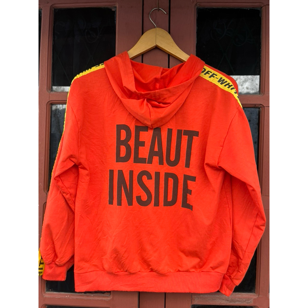 zip hoodie wanita off white fashion UK S