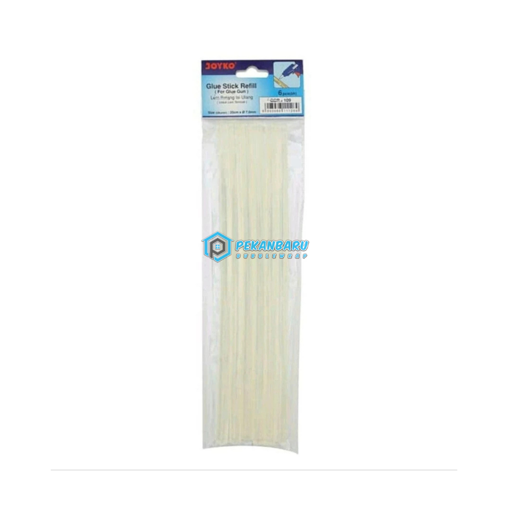 

Lem Bakar JOYKO GSR 109 Kecil 1 Pak isi 6 pcs - Glue Gun Refill 7mm