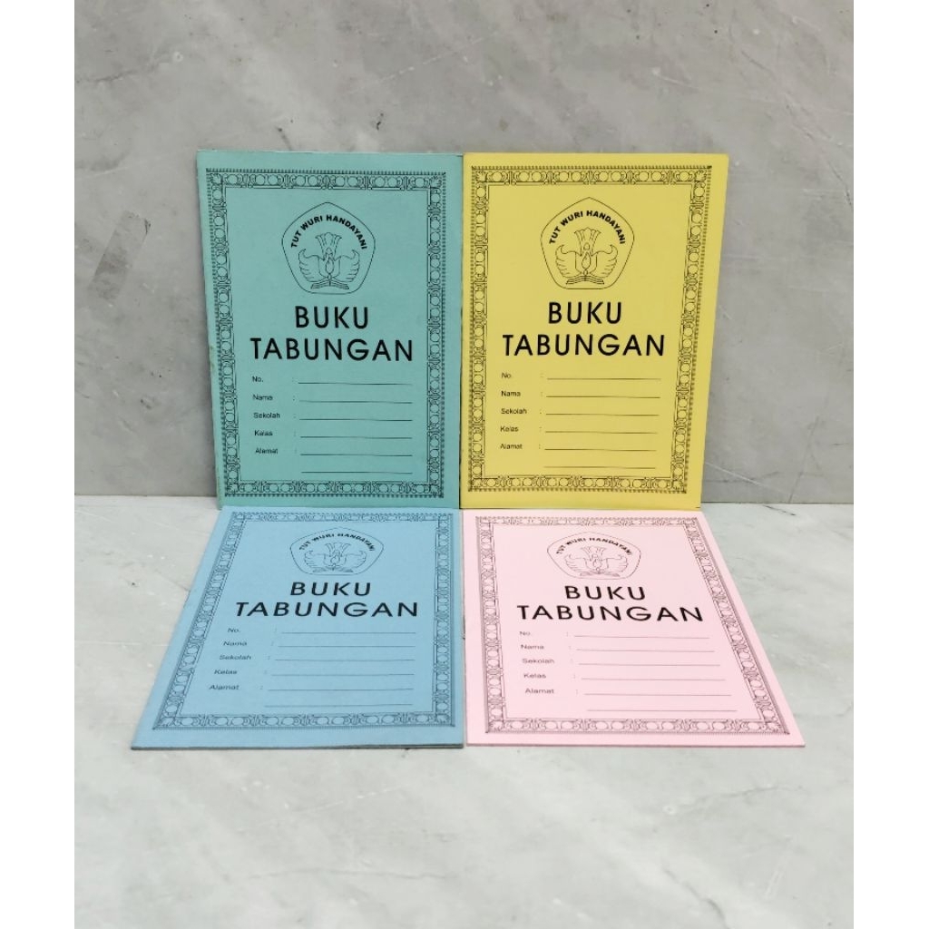 BUKU TABUNGAN / BUKU KAS SEKOLAH