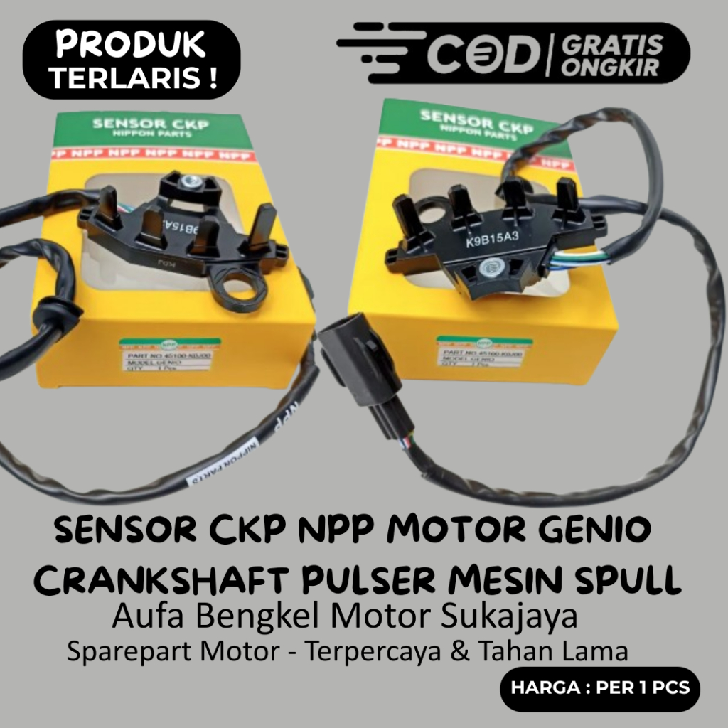 NPP Sensor CKP Genio Crankshaft Position Motor Honda Injeksi Poros Engkol Nippon Parts Spull Spul Sp