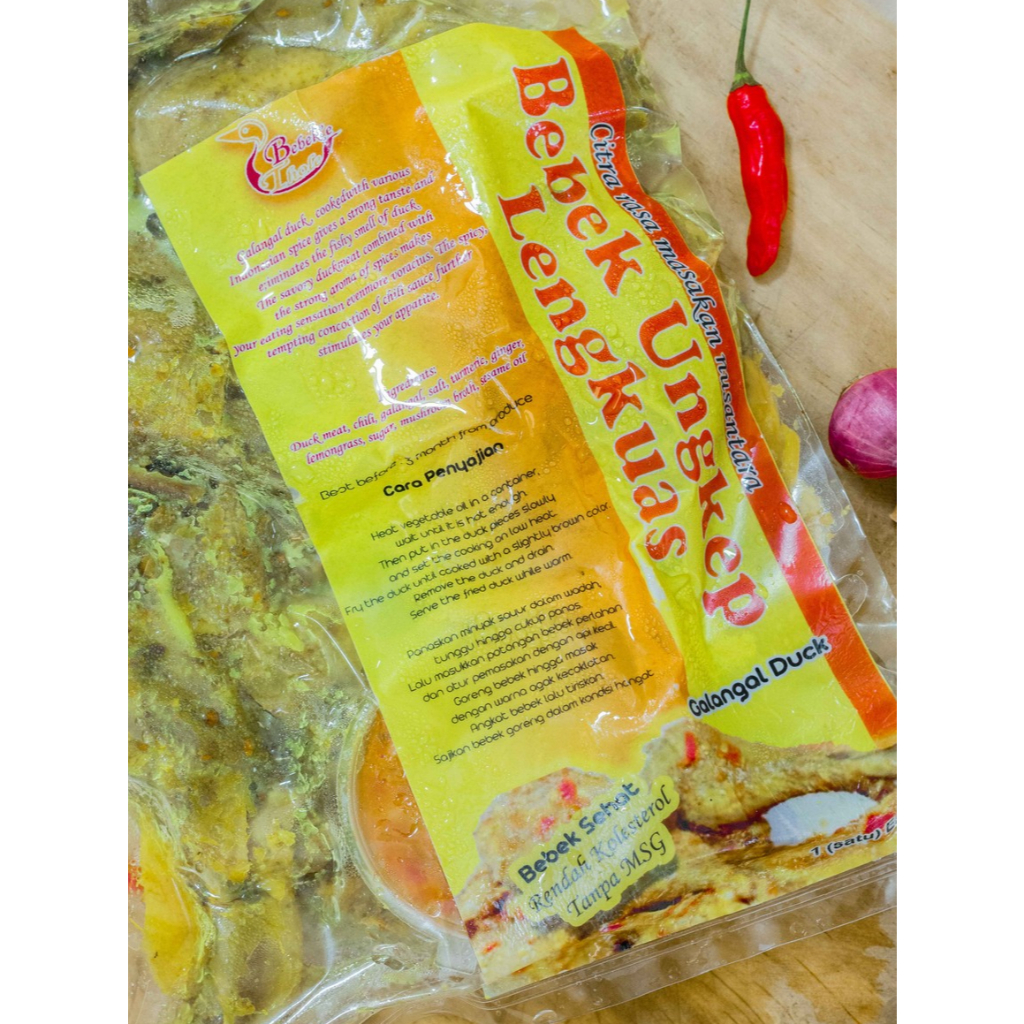 

BEBEK UNGKEP FROZEN 1 Ekor+FREE SAMBAL