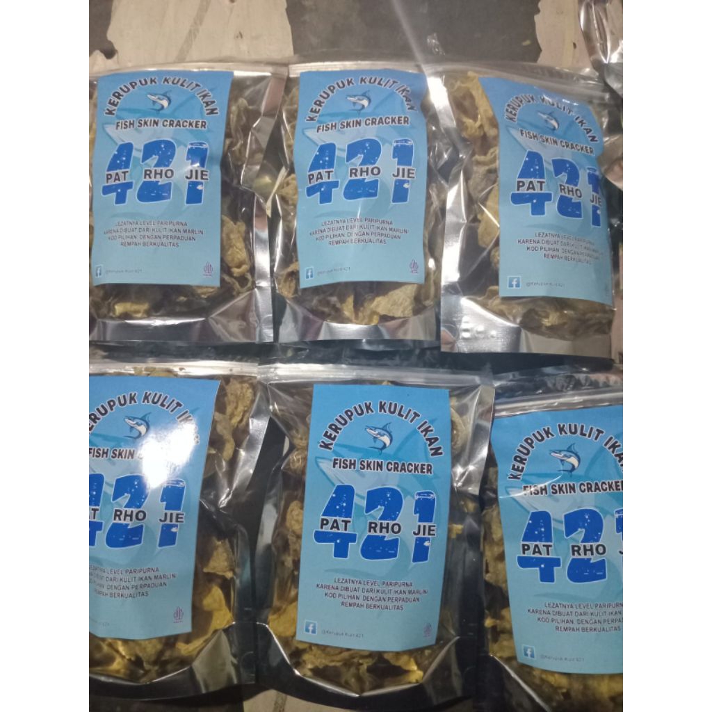 

Kerupuk Kulit Ikan Kemasan Pouch