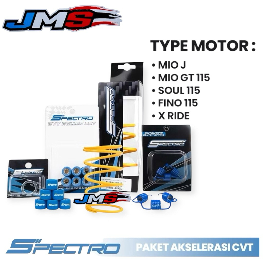 Spectro Paket Upgrade CVT Mio J Mio GT 115 Fino 115 Soul GT 115 X Ride 115 Akselerasi CVT Original