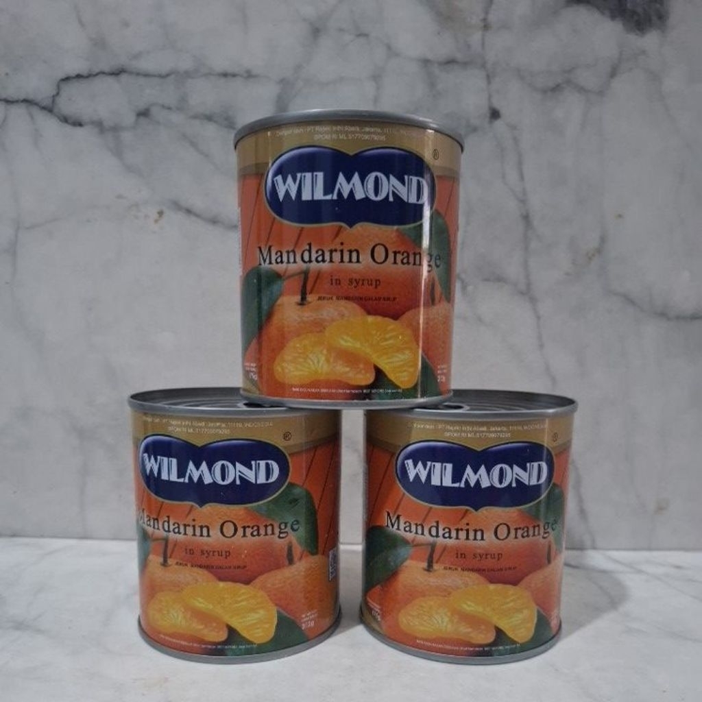 

jeruk mandarin kaleng / mandarin orange wilmond 312 gr
