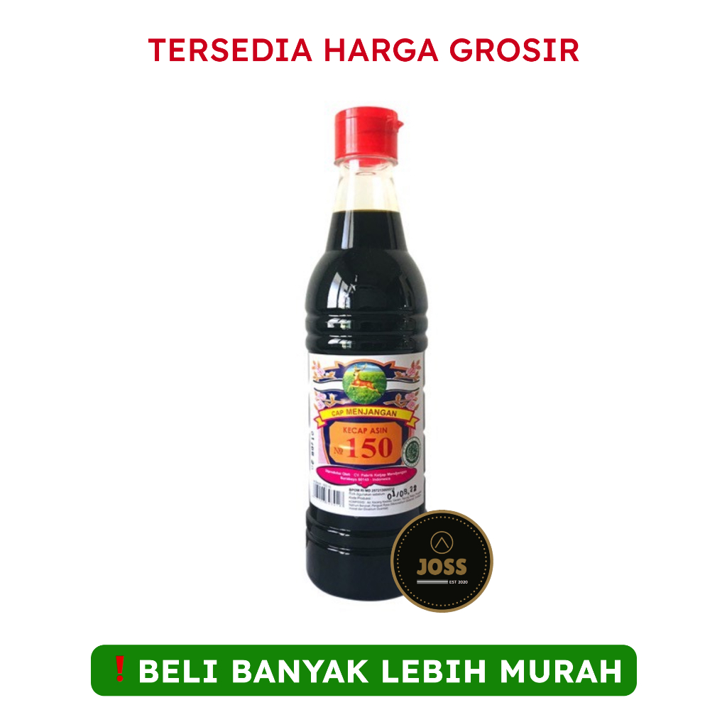 

[KHUSUS INSTAN] MENJANGAN Kecap Asin no. 150 (600 ml)