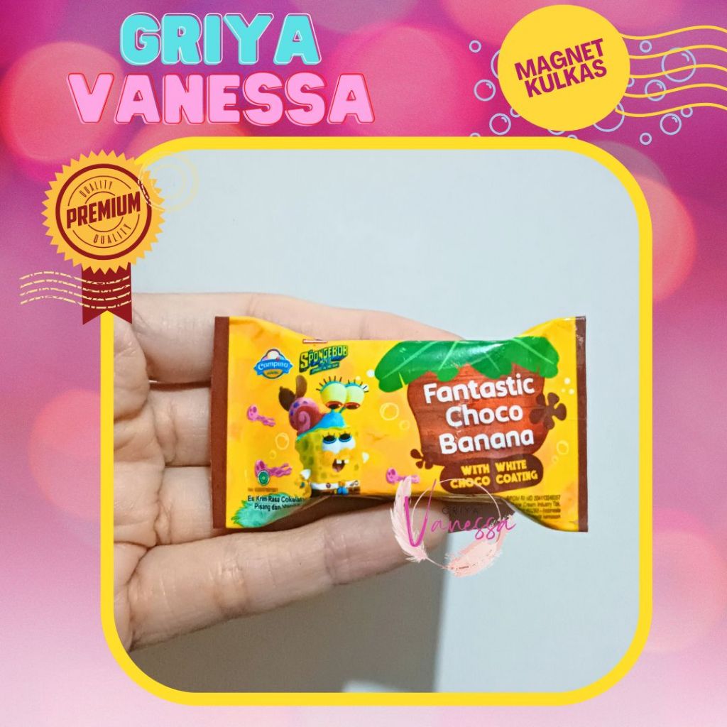 Miniatur Magnet Kulkas Es Krim Campina Ice Cream Gantungan Kunci Tempelan Kulkas