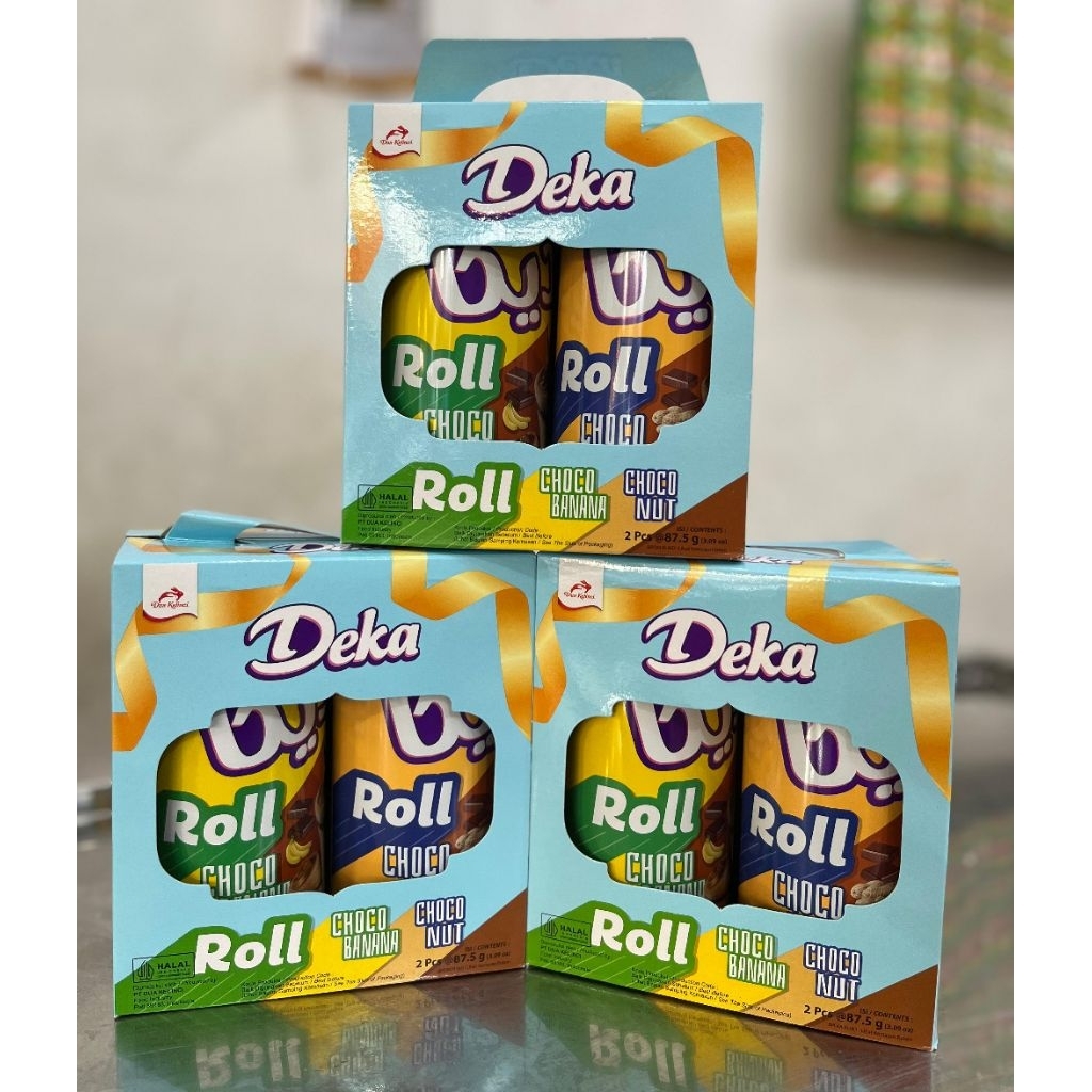 

DEKA WAFER ROLL CHOCO BANANA / CHOCO NUT / 87,5GR