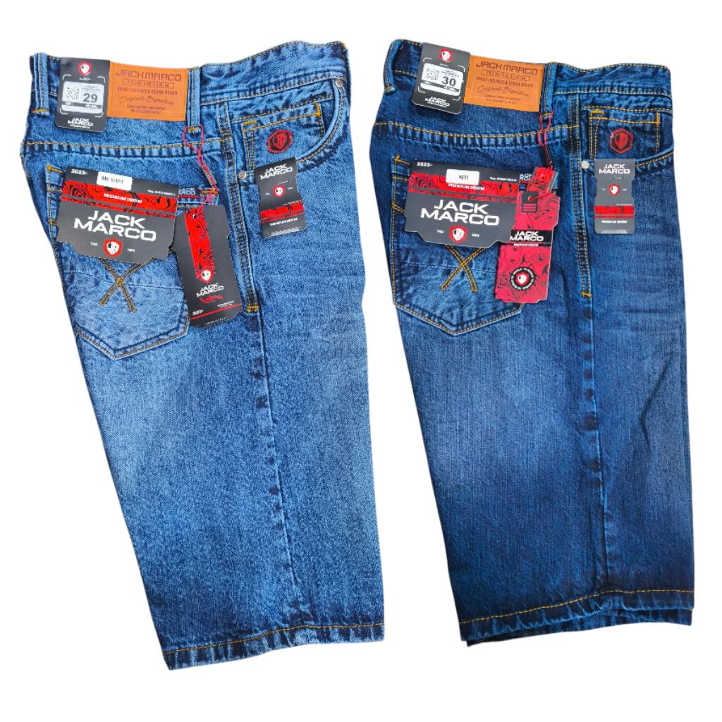 Celana Pendek Jeans  Premium Jack Marco 100% original Corvus