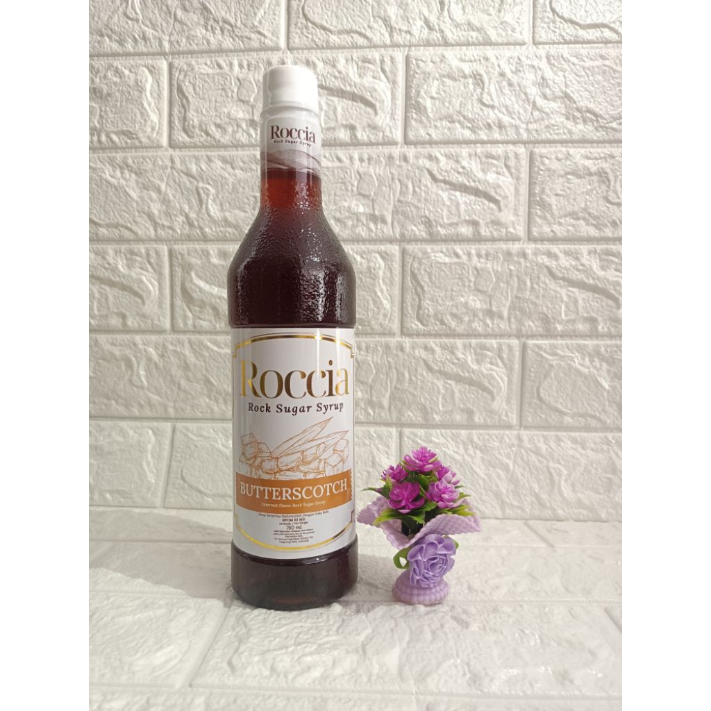 

Minuman sirup ROCCIA rock syrup sugar Butterscotch 760ml